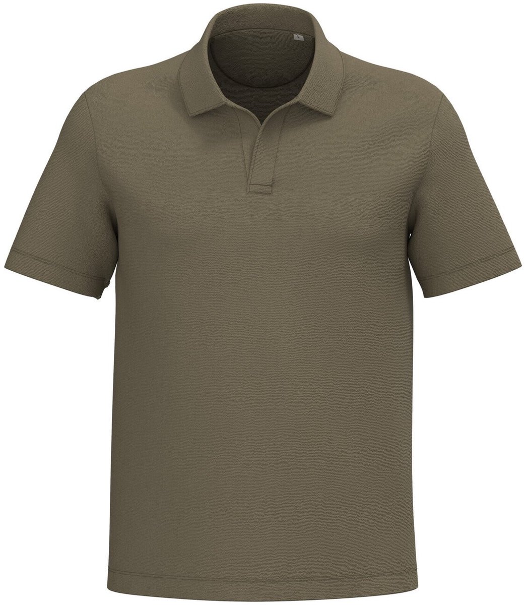 Spasso Ecologische sponsen herenpolo SP229 - Light Olive Green - S