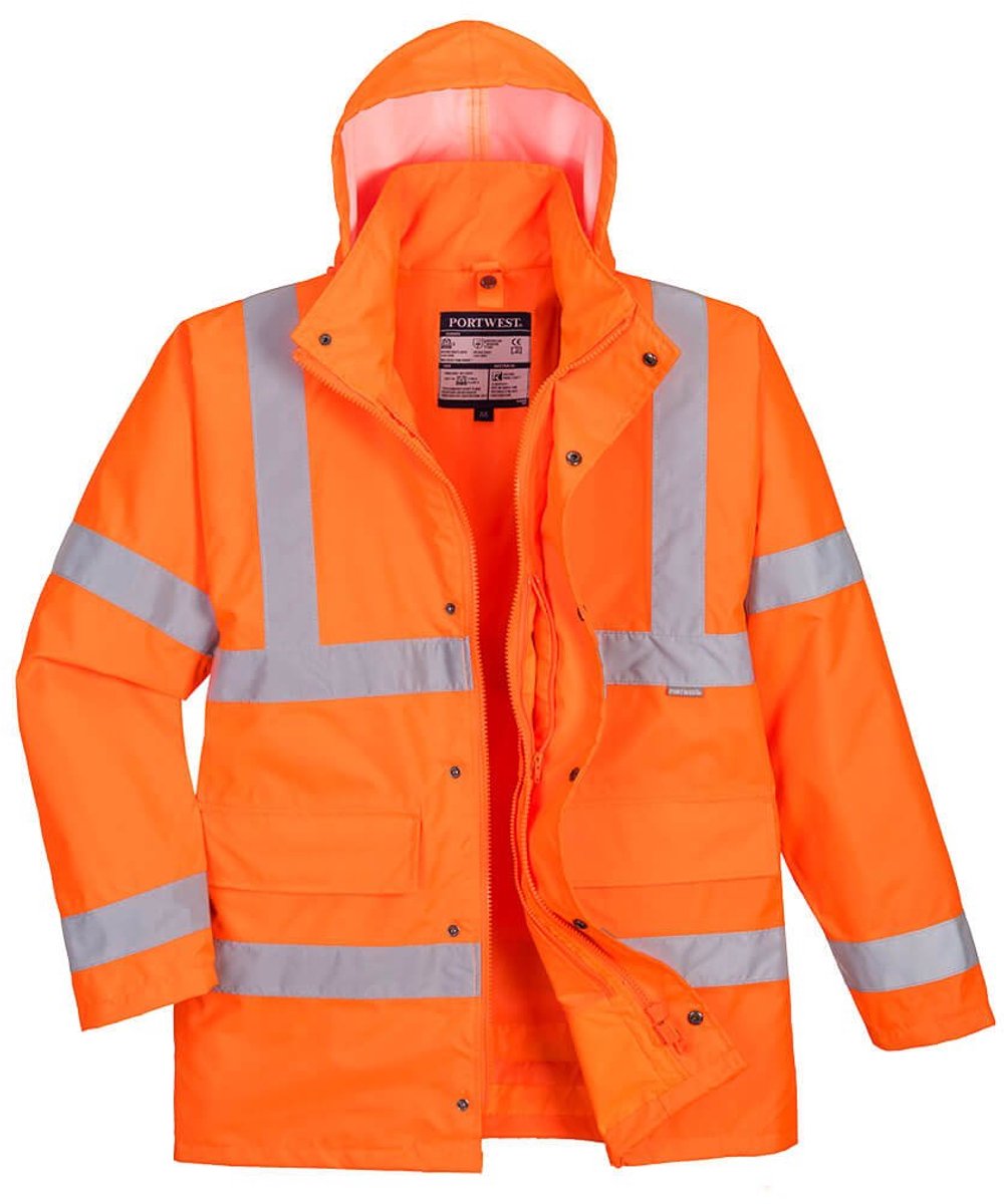 Portwest Hi-Vis 4-in-1 Verkeersjack S468 Oranje