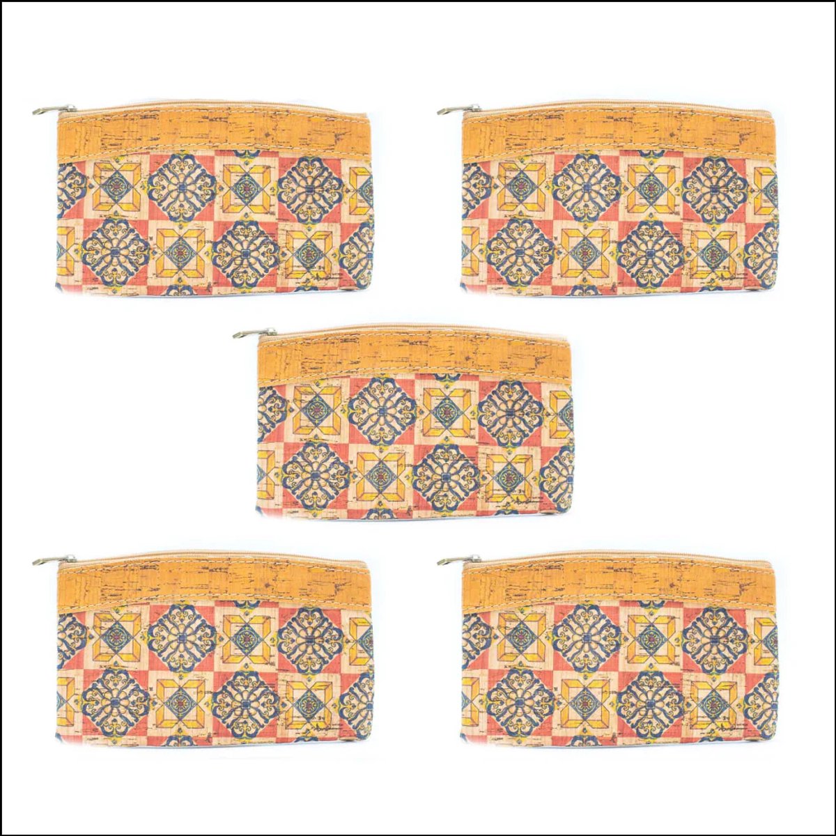 green-goose® Kleingeld Portemonnee | 10x14x2 cm | Vegan | Peta Approved | 100% Natuurlijk Kurk | Duurzaam | Biologisch Afbreekbaar