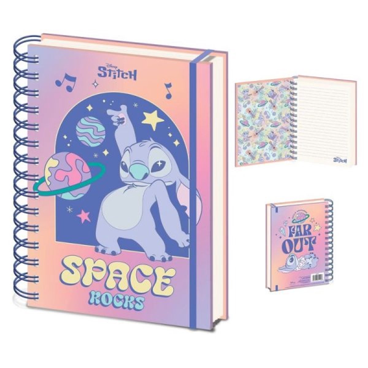 Disney Lilo & stitch (planetary) a5 wiro notebook