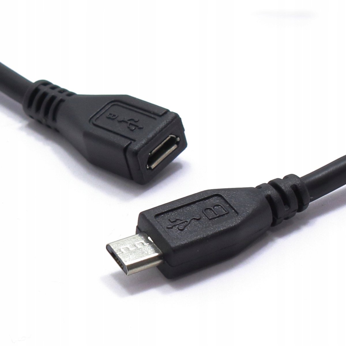 Vitalco Micro USB Verlengkabel 3m - Zwart