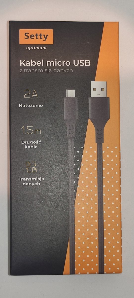 Image of Setty Micro USB Kabel - Snelle Data & Opladen, 1.5m, Diverse Kleuren