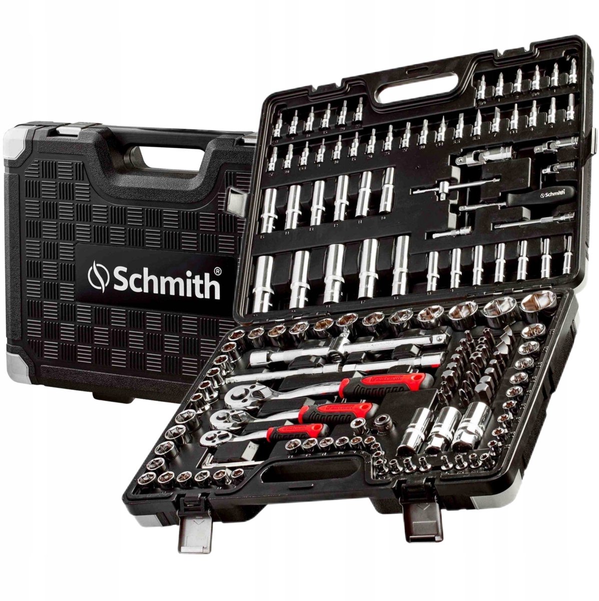 Schmith Doppenset 150-delig 1/4" 3/8" 1/2" Torx