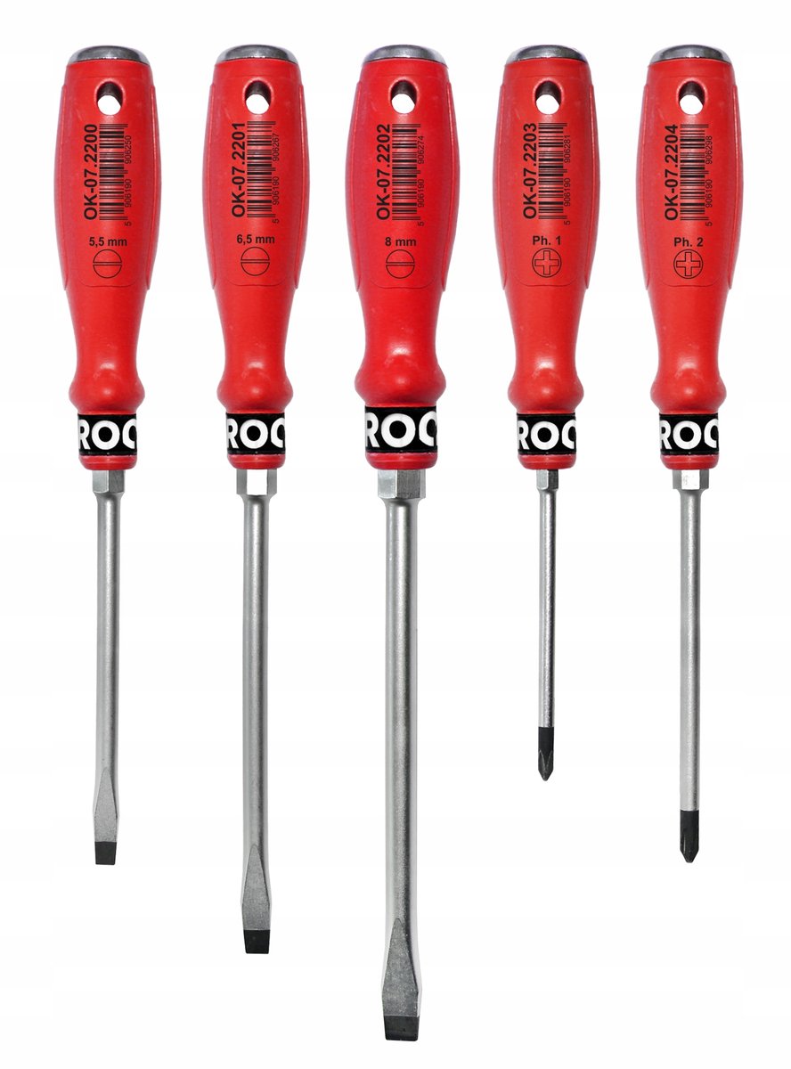 ROOKS STRONG Percussie Driver Set - 5-delig, CrVSi-staal