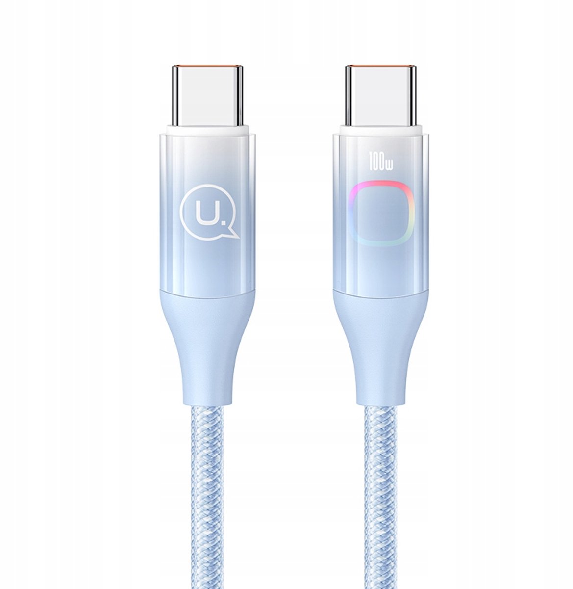 P4Y USB-C naar USB-C Kabel 100W 1.2m Blauw - Snel Laden & Data