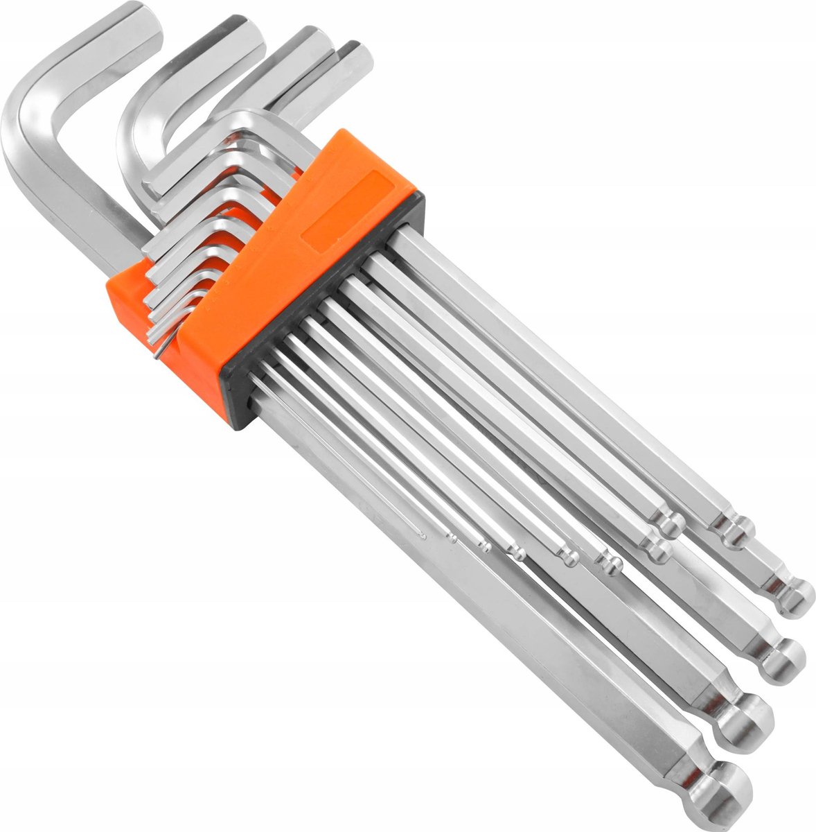 Verke inbussleutelset met kegelkop 2-19mm, 13-delig