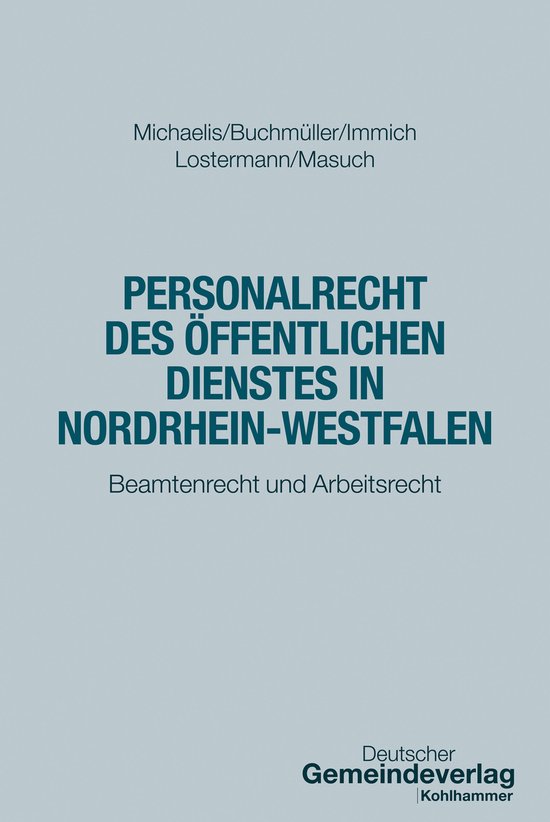 Personalrecht des Öffentlichen Dienstes in Nordrhein-Westfa ... - cover