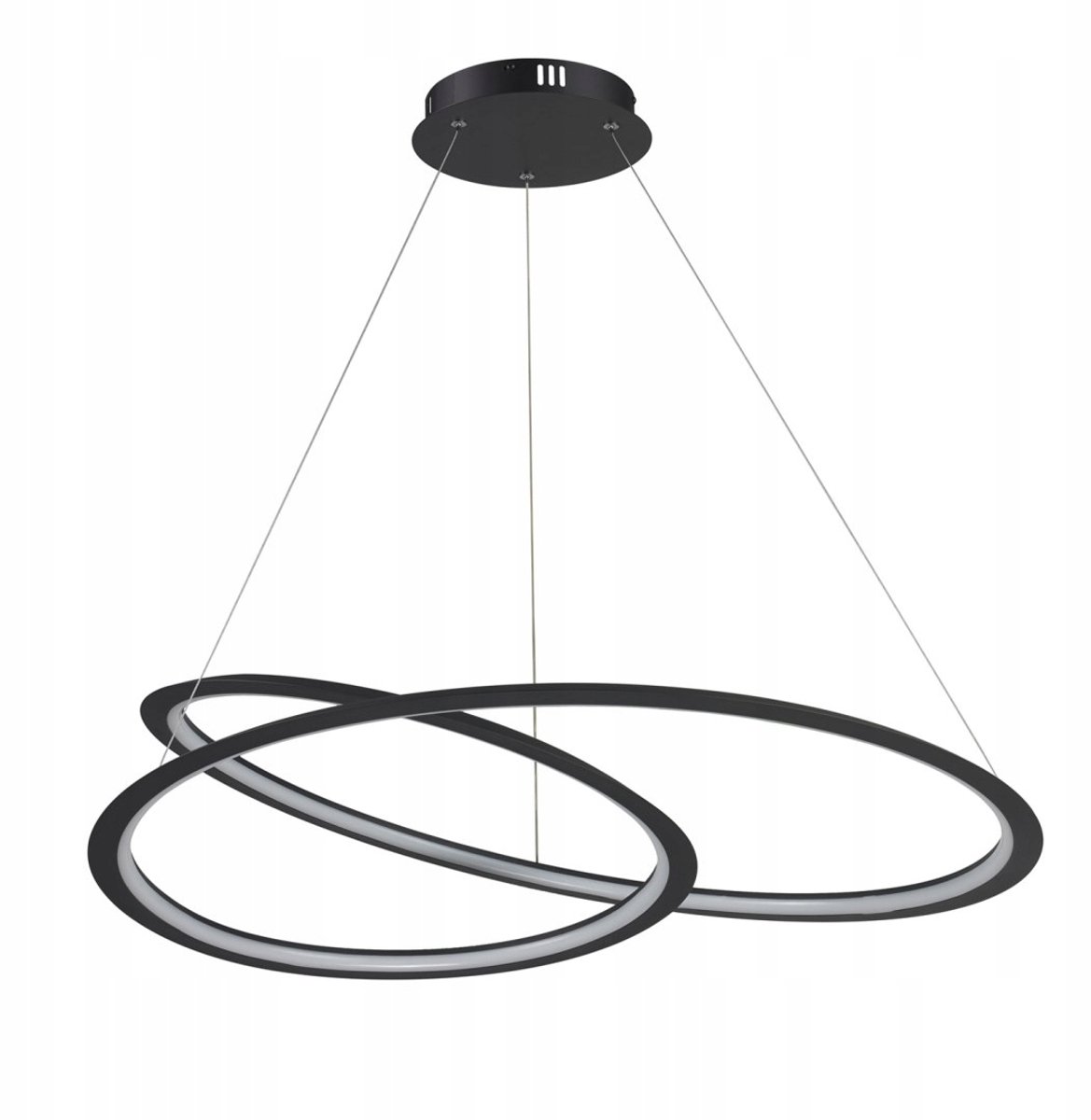 SPIRELLO LED Hanglamp Zwart 80 cm - Modern Design