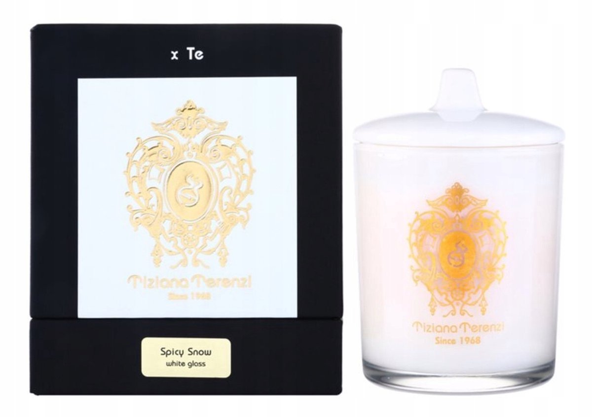 Tiziana Terenzi Spicy Snow Geurkaars 170g - Luxe en Ontspanning