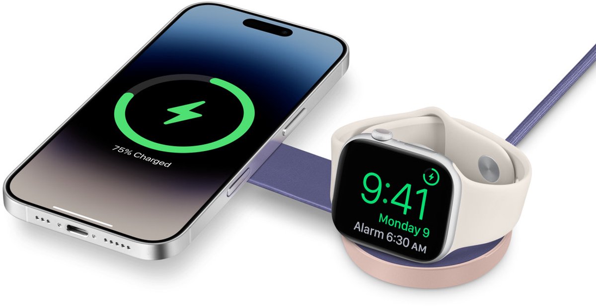 ButterFly SE 2-in-1 Qi2 Charger - Qi2 oplader - Koraal