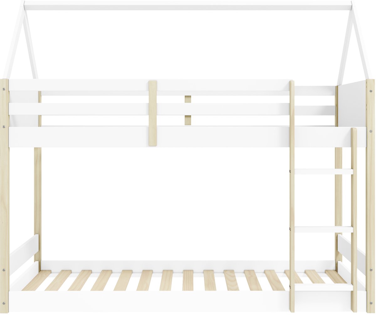 Marckeric - Bed Sila - Wit - 197.4x103.4x174.9cm