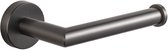 VDN Stainless wc rolhouder gun metal - Toiletrolhouder - Toiletpapier houder - RVS