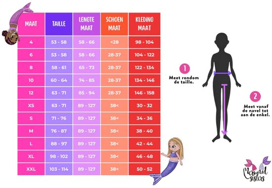 Ensemble de Bikini Mermaid Sisters Sparkle Splash - XS