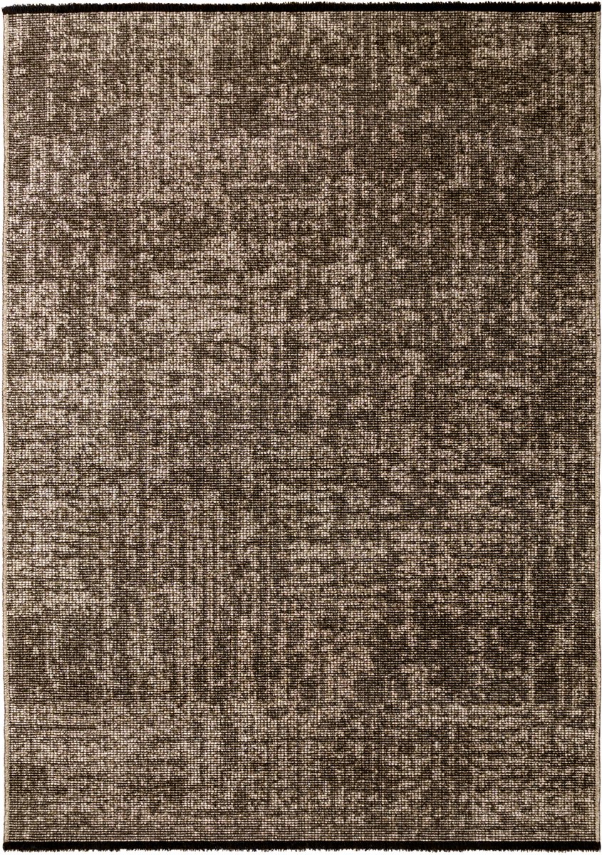 Vloerkleed SPACE 140 x 200 Beige – Modern, Dun en Luxe Chenille-Katoen Vloerkleed