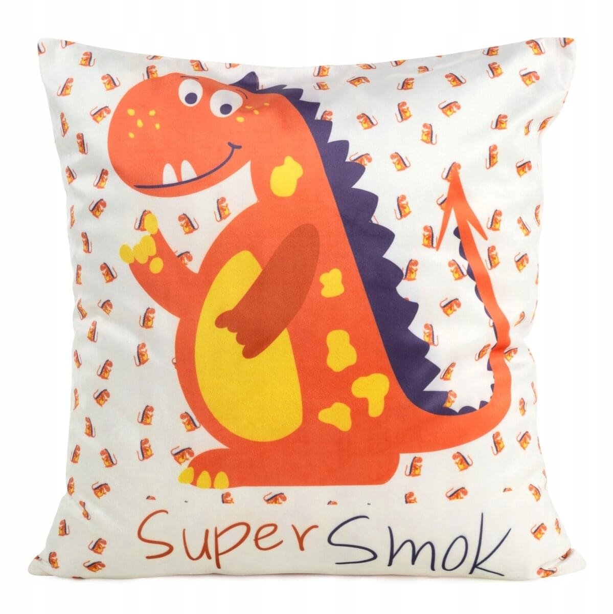 Kinderkussenhoes Draak 45x45cm velours Eurofirany