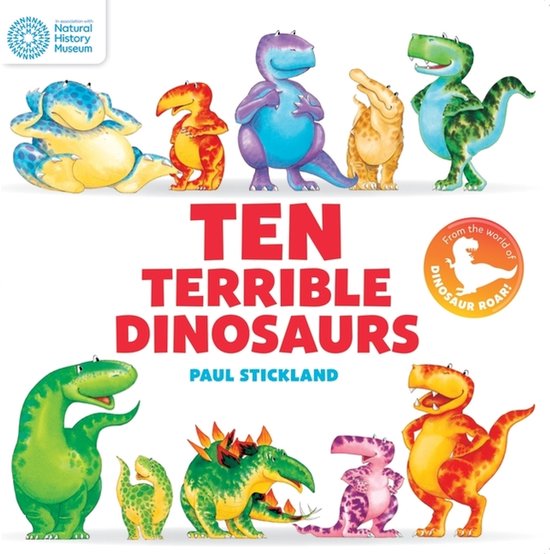 Ten Terrible Dinosaurs - cover