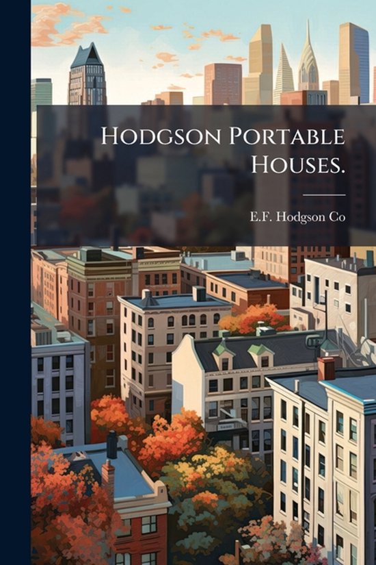 Hodgson Portable Houses. - cover