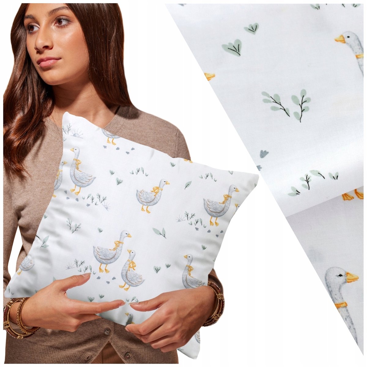Belluno Katoenen Kussensloop 40x40 cm met Rits - Zachte Slaapcomfort