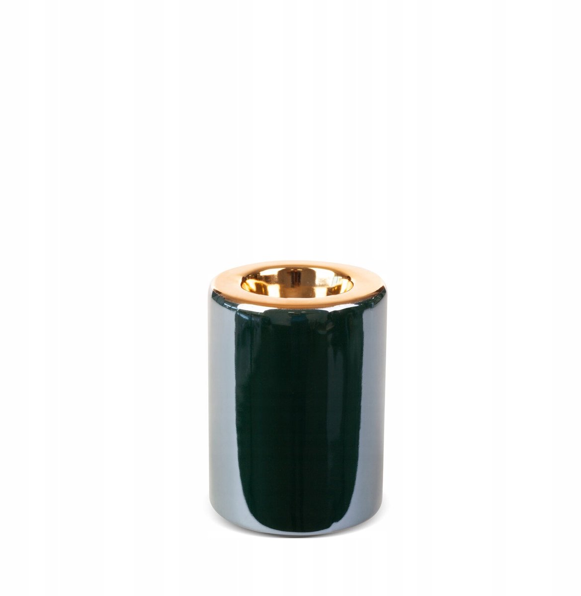 Decoratieve Kaarsenhouder Amora2 Groen 8x10 cm Keramiek
