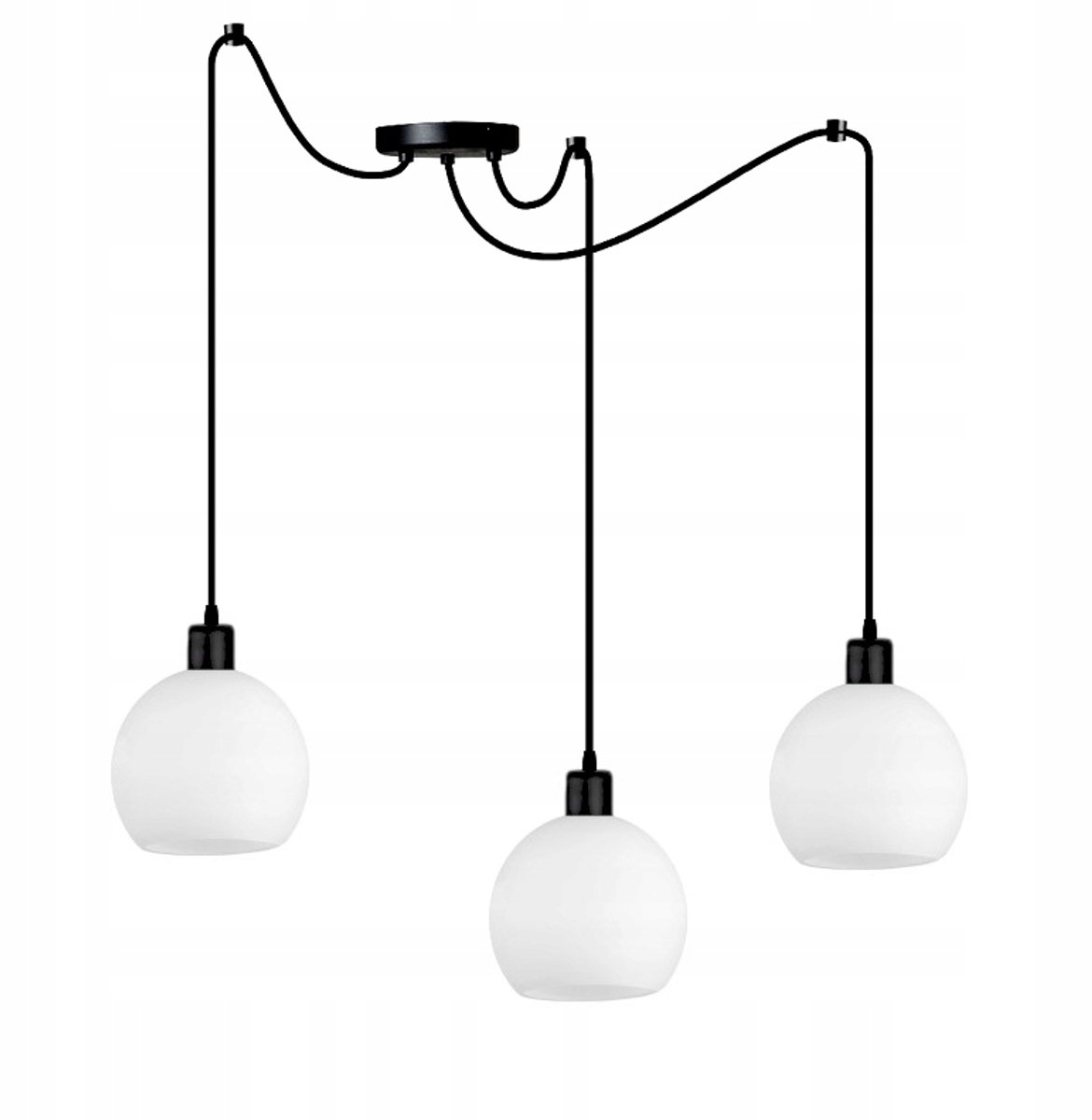 DORA hanglamp zwart metaal E27 LED salon boven tafel