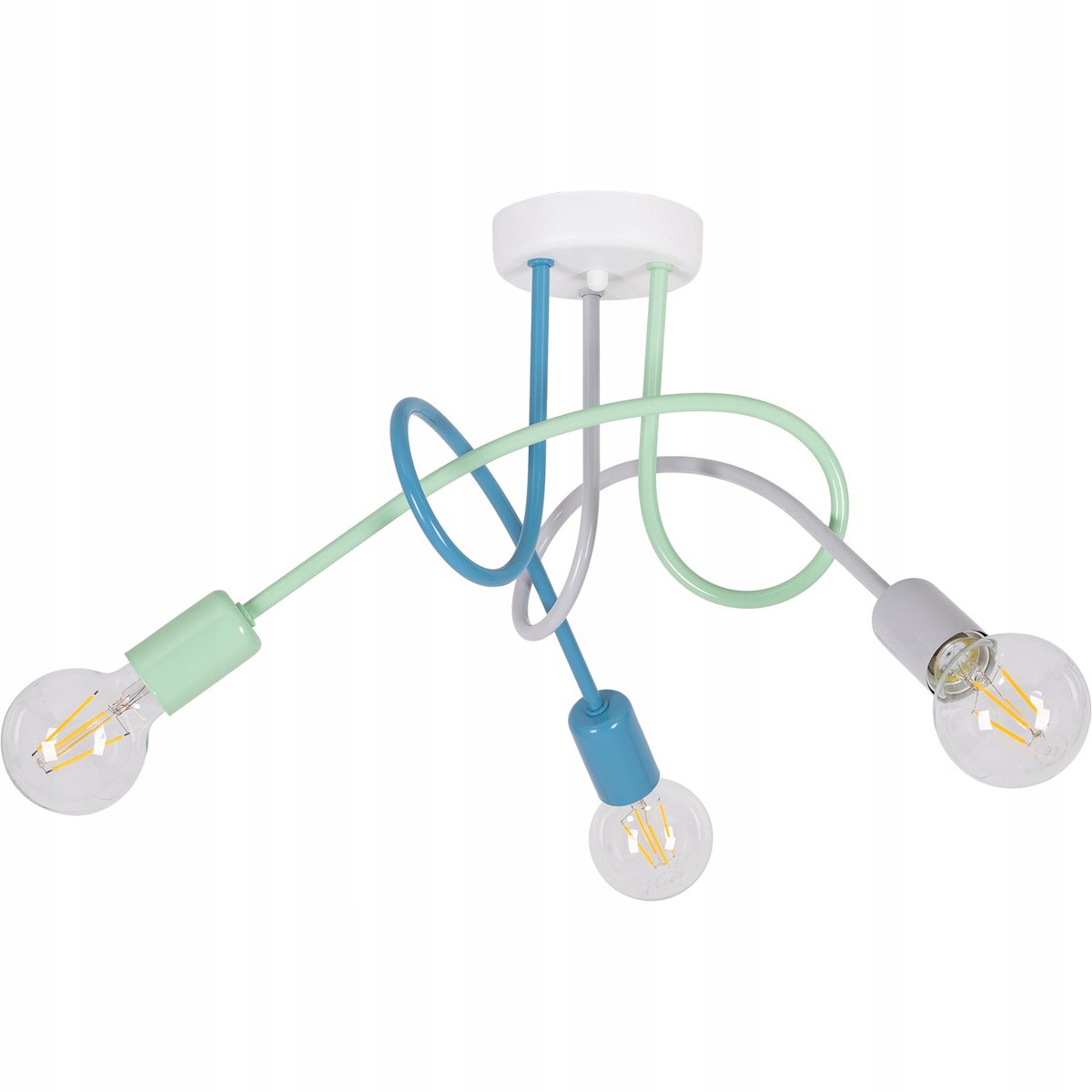 PASTI MULTI Kinderhanglamp - Pastel Kleuren - 3xE27
