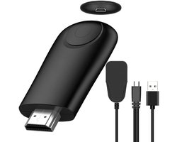 OIMG Ultra HD - HDMI Dongle - 1080p -Beeldschermadapter - Draadloze HDMI-dongle - HD HDMI Uitvoer - Wifi-display dongle - Draadloze HDMI-dongle - Dongel voor TV - Draadloze HDMI-adapter - Zwart