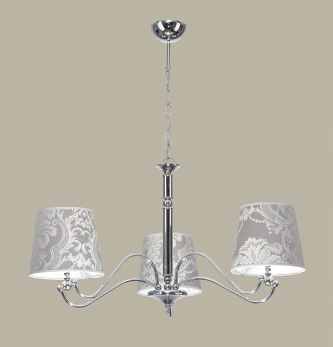 Glamour Kroonluchter Venus 1288J - Chroom met Kap