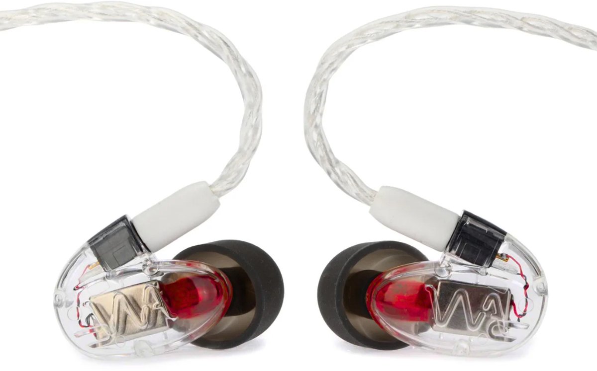 WESTONE 10024 Pro X10 In-Ear Monitor Muzikanten 1-voudige Driver Transparant/Rood