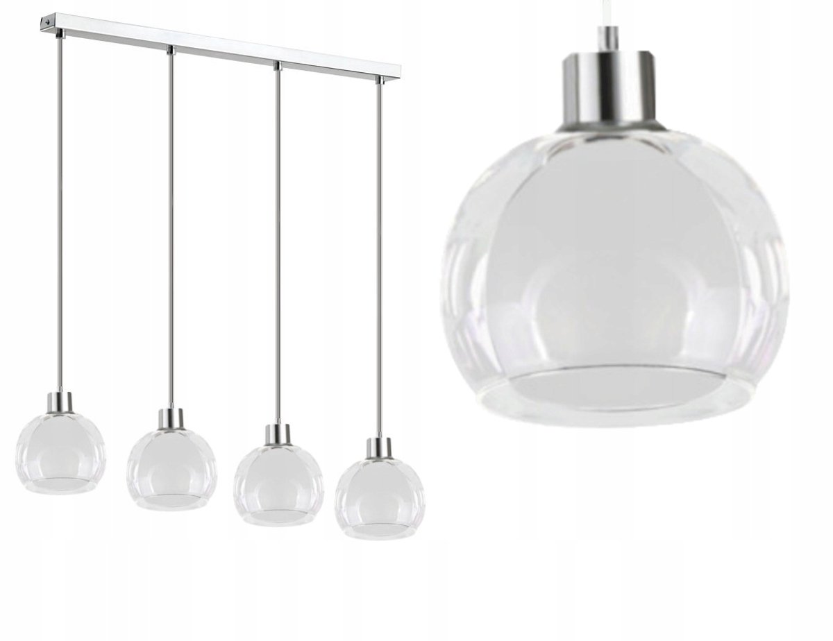 Kommass van Duo II II 7-201 Browders Chromom 4x E27 LED's