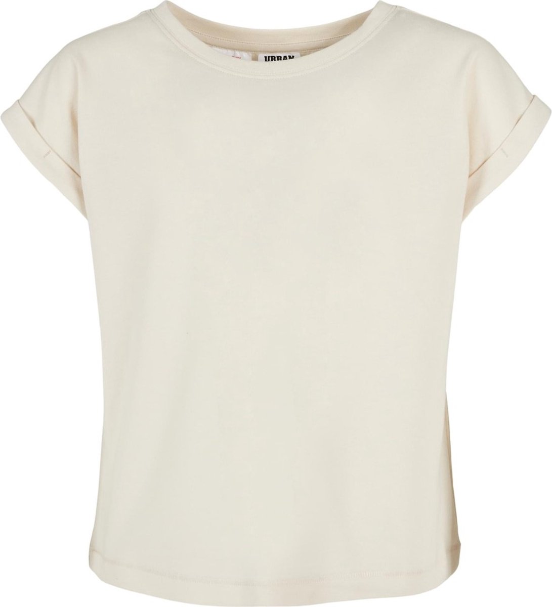 Urban Classics Organic Extended Shoulder Kinder Tshirt Kids 122/128 Beige