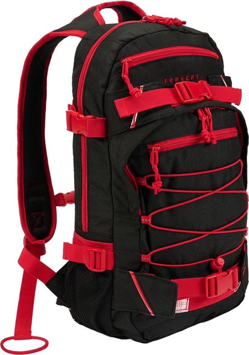 Forvert Fire Louis Unisex Rugtas - zwart/rood - Standard