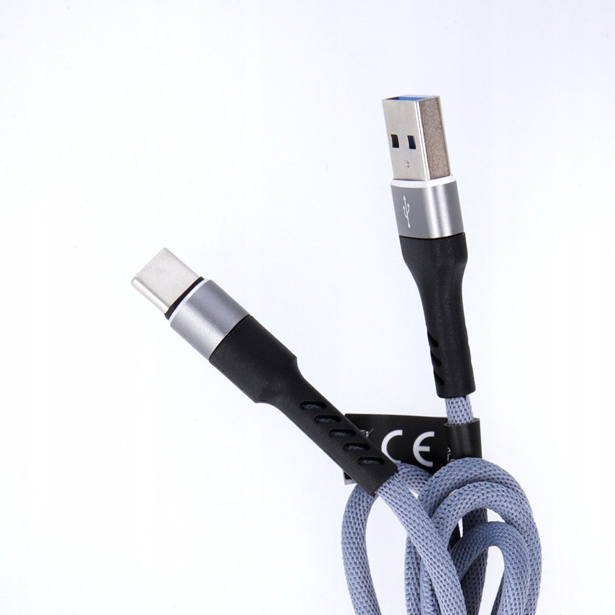 MaXlife OEM001955 USB-kabel 1 m USB A USB C Zwart, Grijs