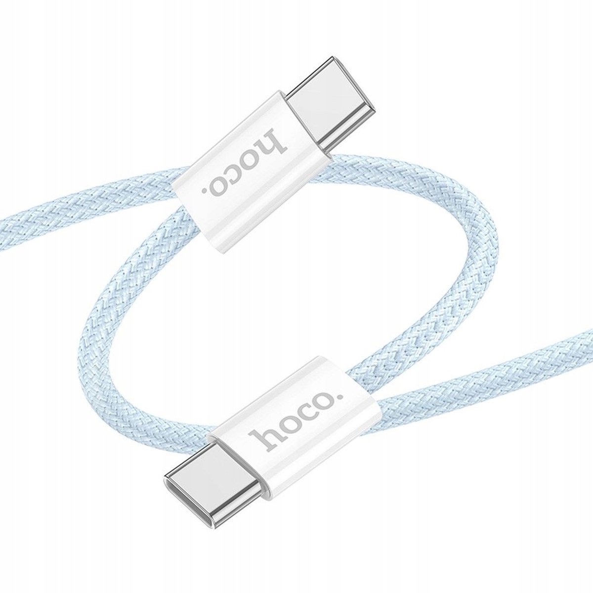 Hoco USB-C Kabel 60W PD/QC Snel Laden 1m Blauw