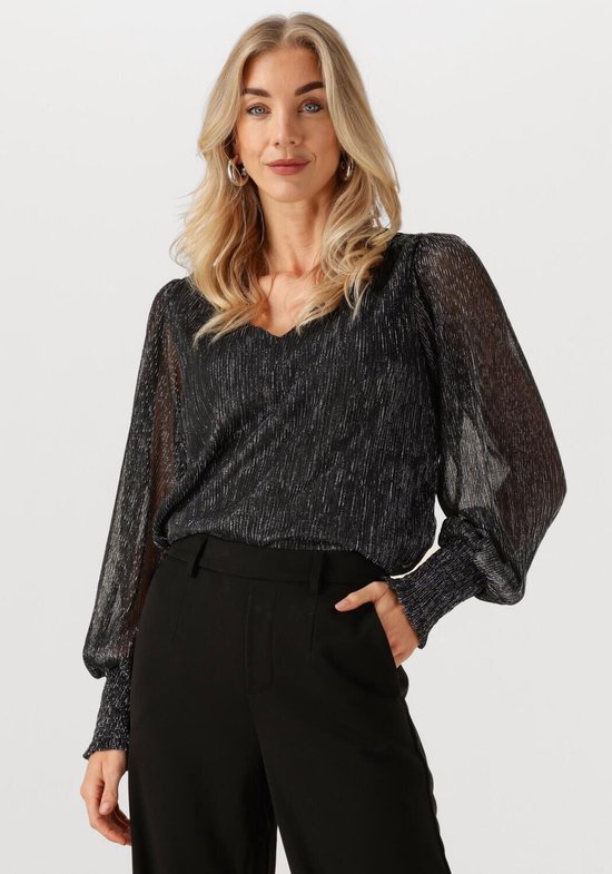 Minus Mavena Blouse Dames - Jurken - Zwart - Maat 38