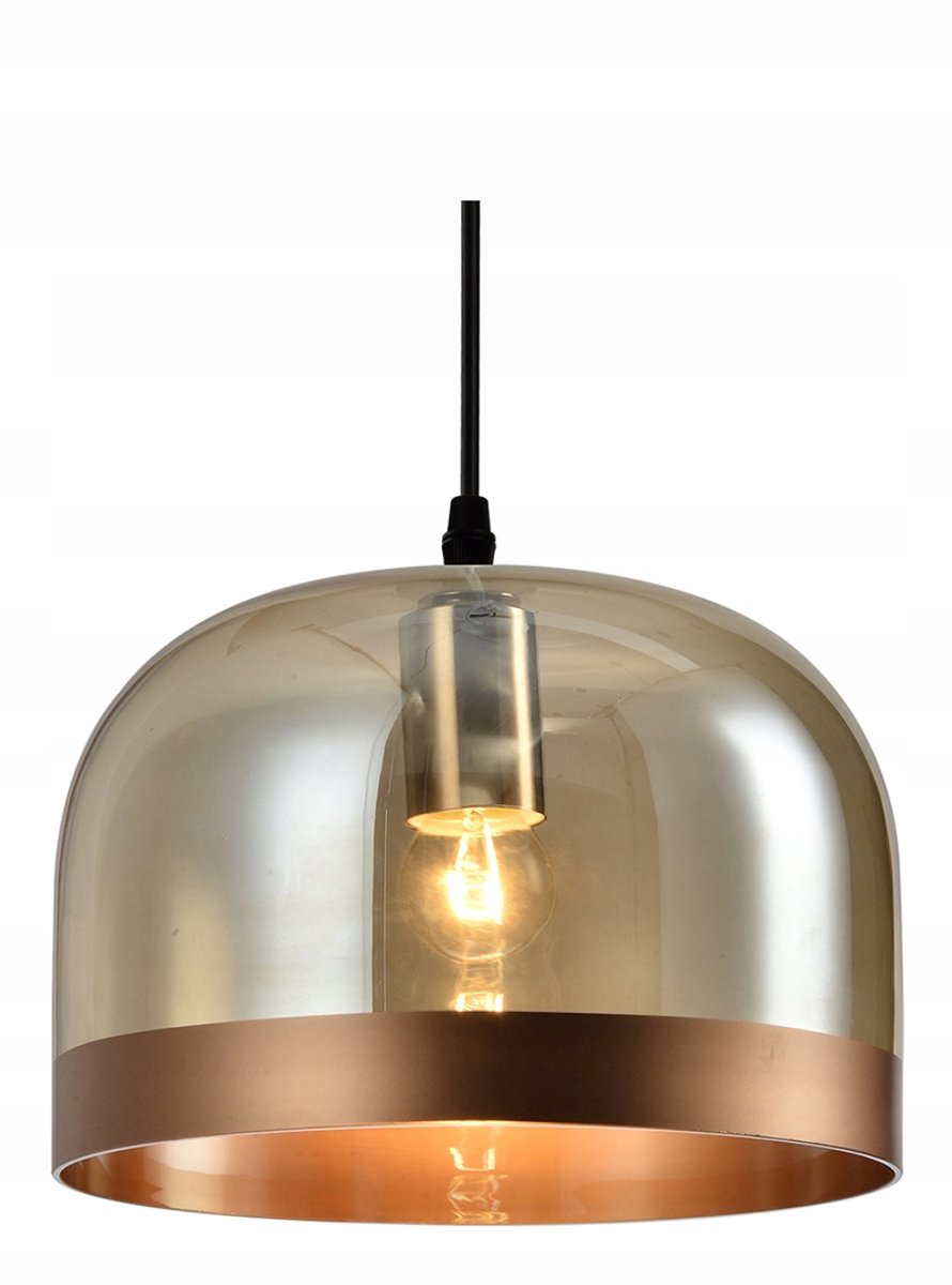 GTV Lati Hanglamp E27 Amber Glas IP20 - Stijlvol en Modern