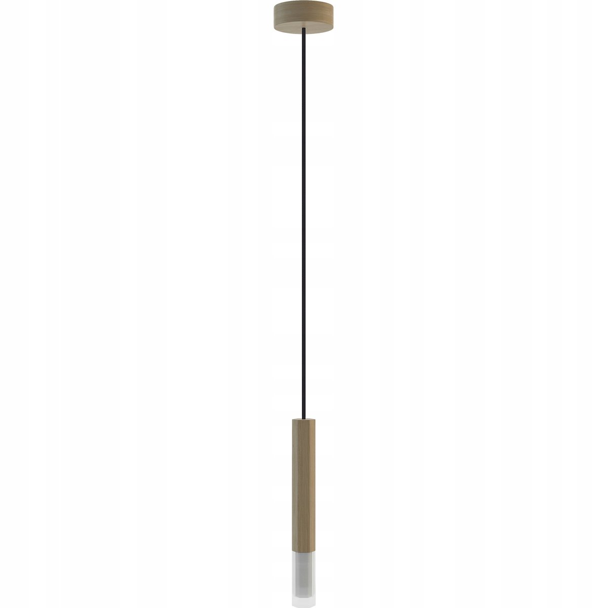 Hanglamp Madera2 Hexa 1 lichtbron G9 bruin hout