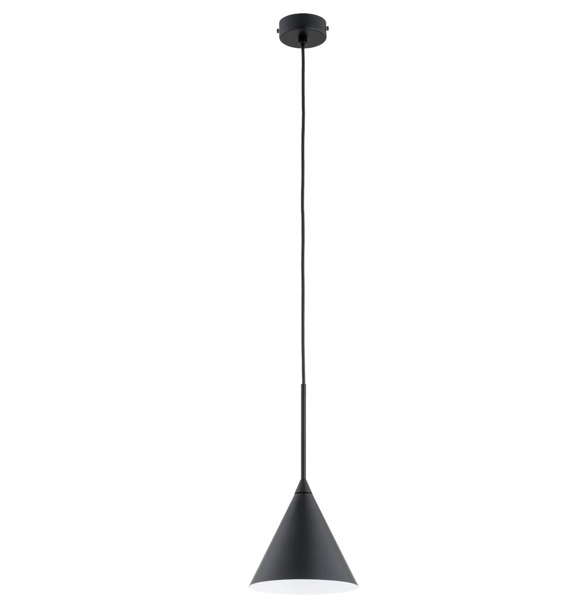 Minimalistische Zwarte Kegel Hanglamp E27 FABO Alfa