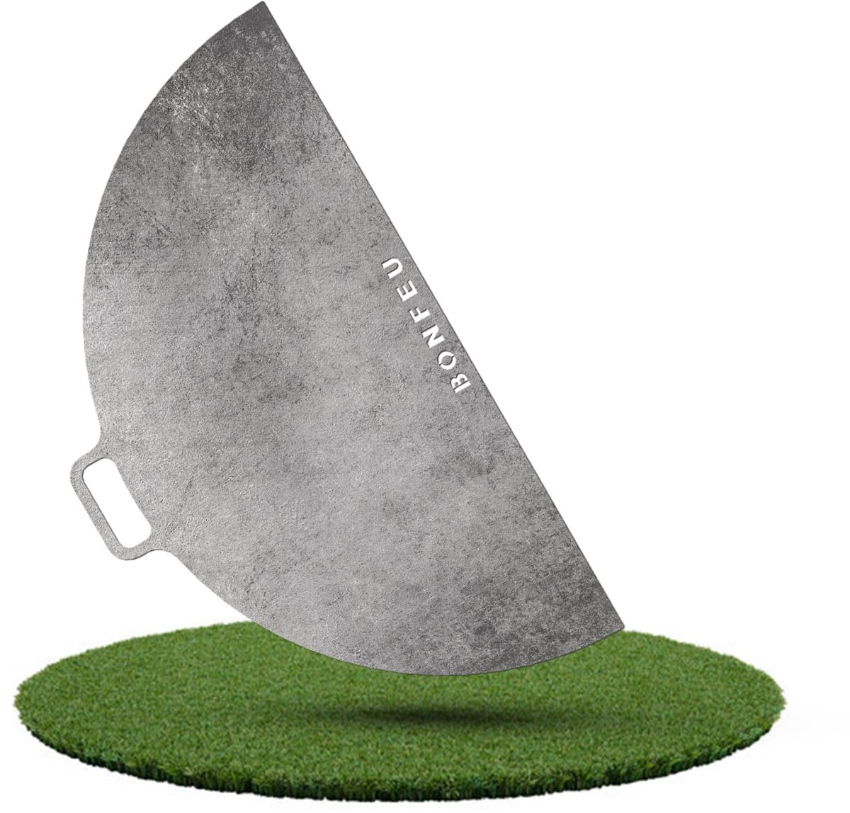 BonFeu 1/2 BonPlancha Vuurschaal Ø80 - Staal - Grillplaat - Plancha BBQ - Plancha grill - Vuurkorf - Vuurschaal 80 cm - Vuurschaal BBQ - Plancha voor Vuurschaal Ø80 cm - 80x80x1.6 cm