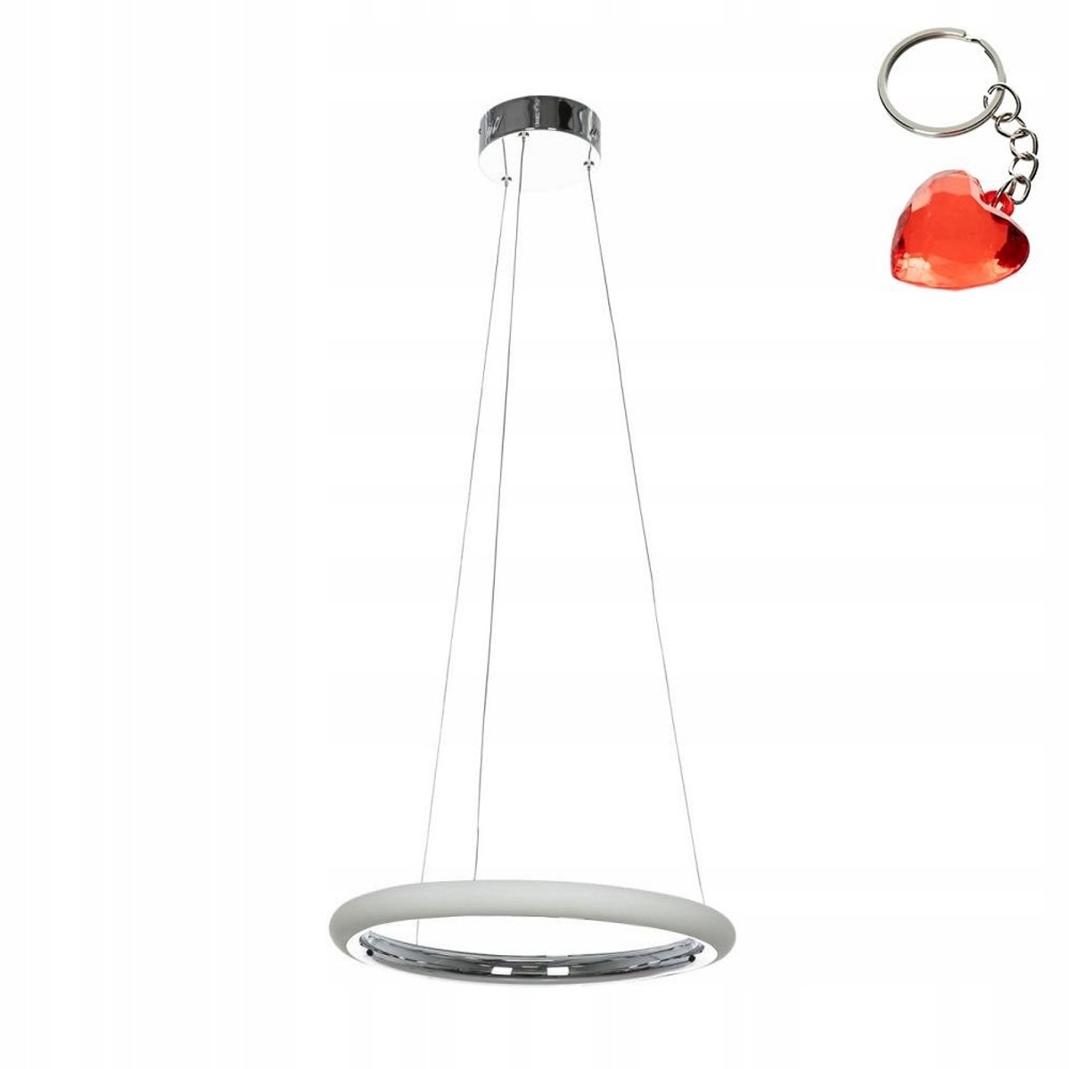 Italux Saturn Hanglamp - Modern Chroom LED 31,2W 3560lm