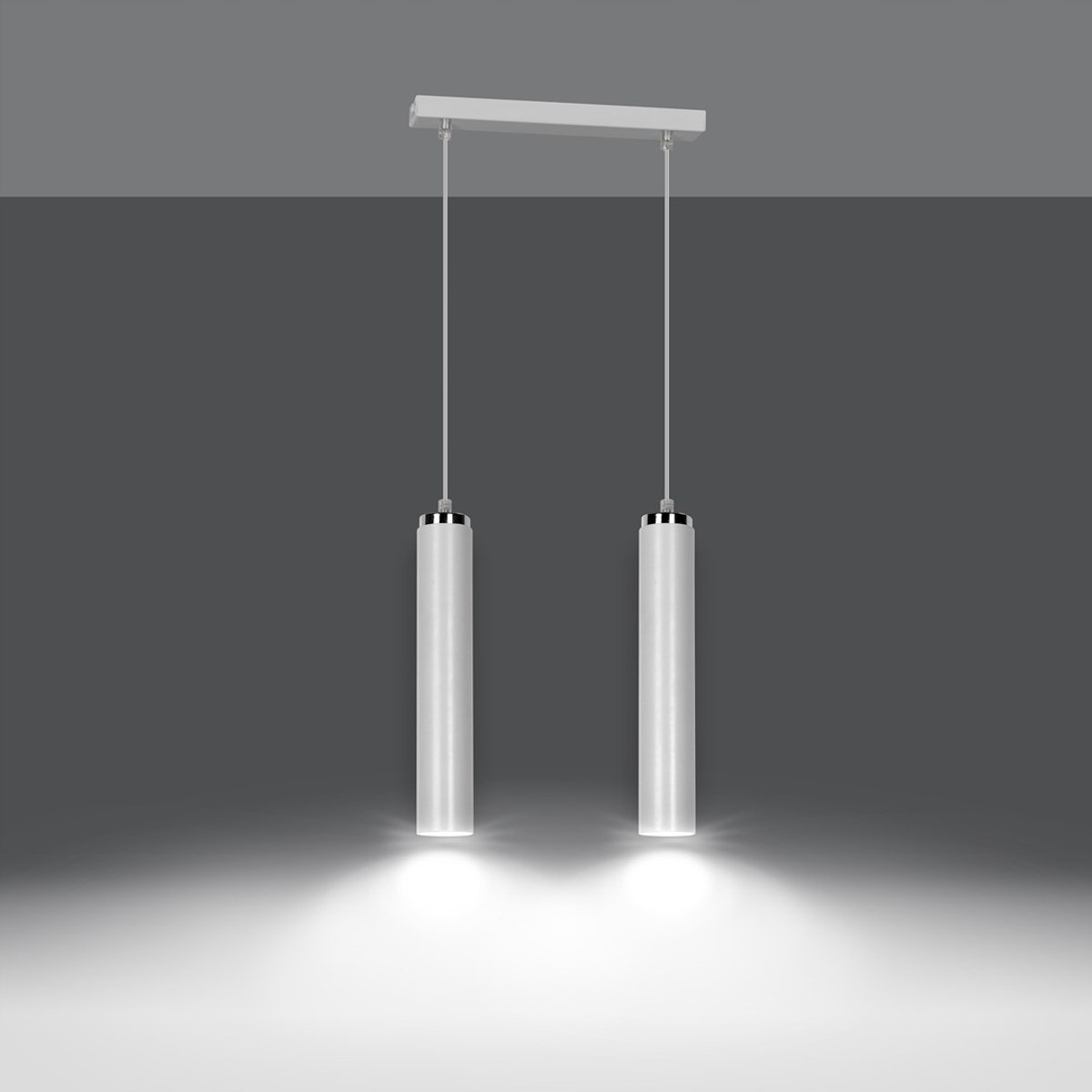 Emibig LUNA 2 Hanglamp Wit GU10 10W LED