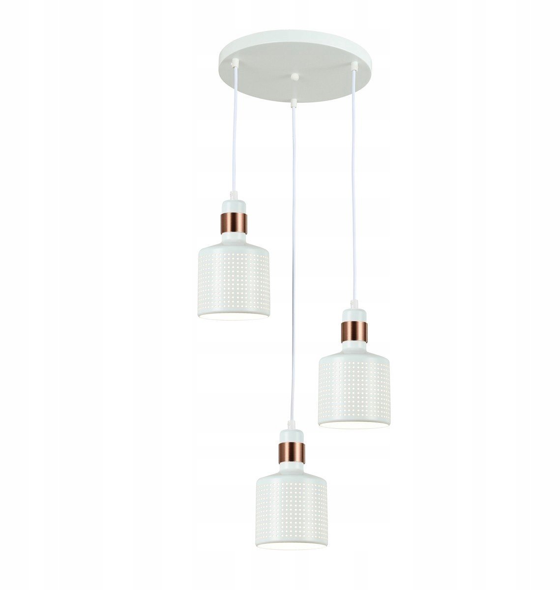 Restenza Witte Gedroogde Dubbele Open Lamp - Hanglamp