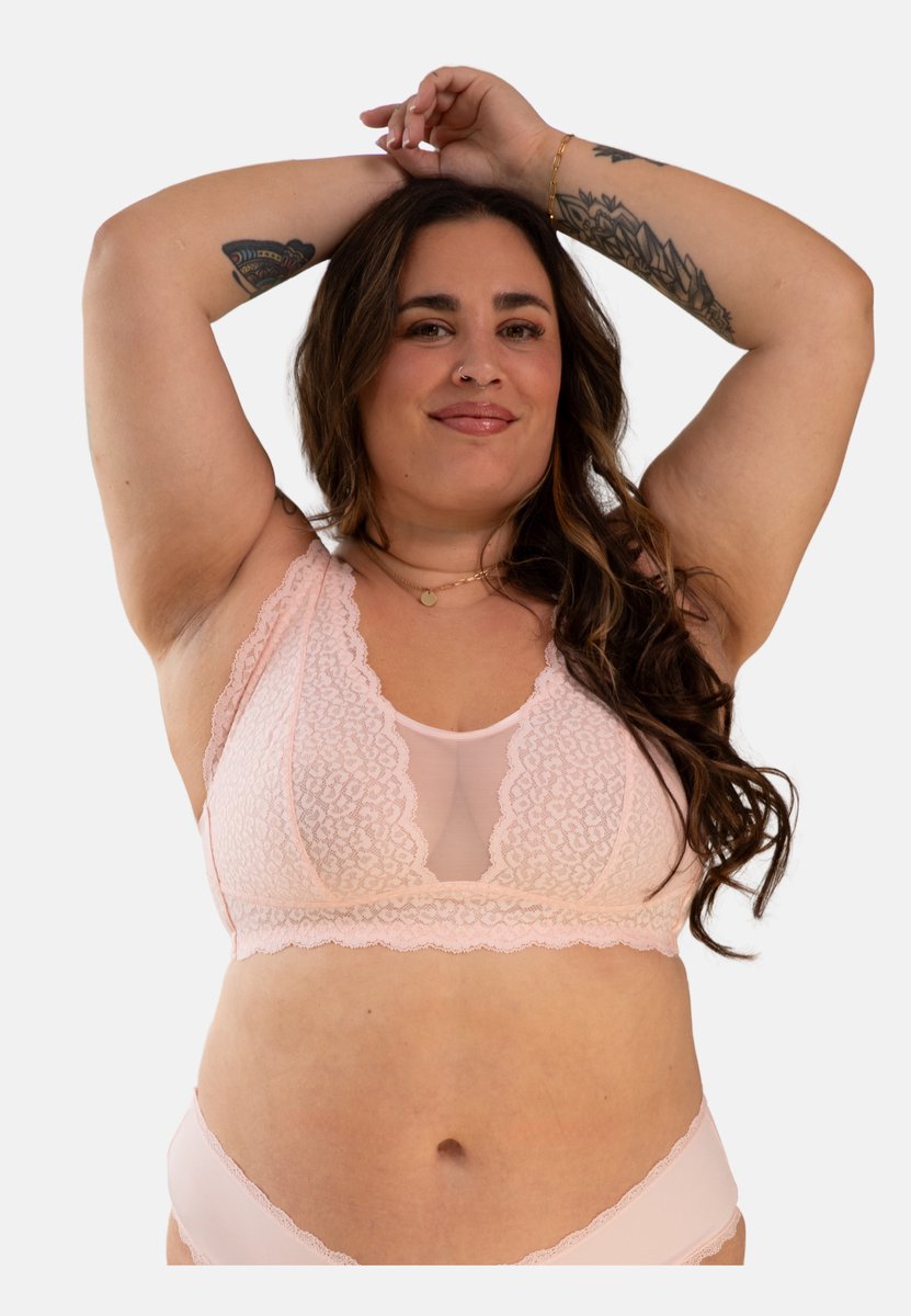 Bralette ELVA Bralettes bügellose BHs,Spitzen-BHs
