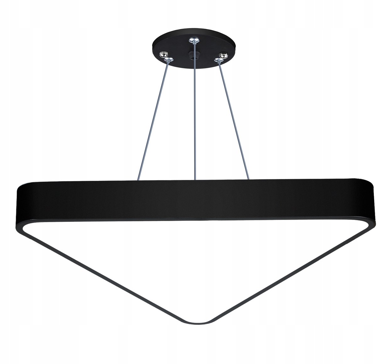 Moderne LED Lineaire Hanglamp 60cm 40W CCD Zwart