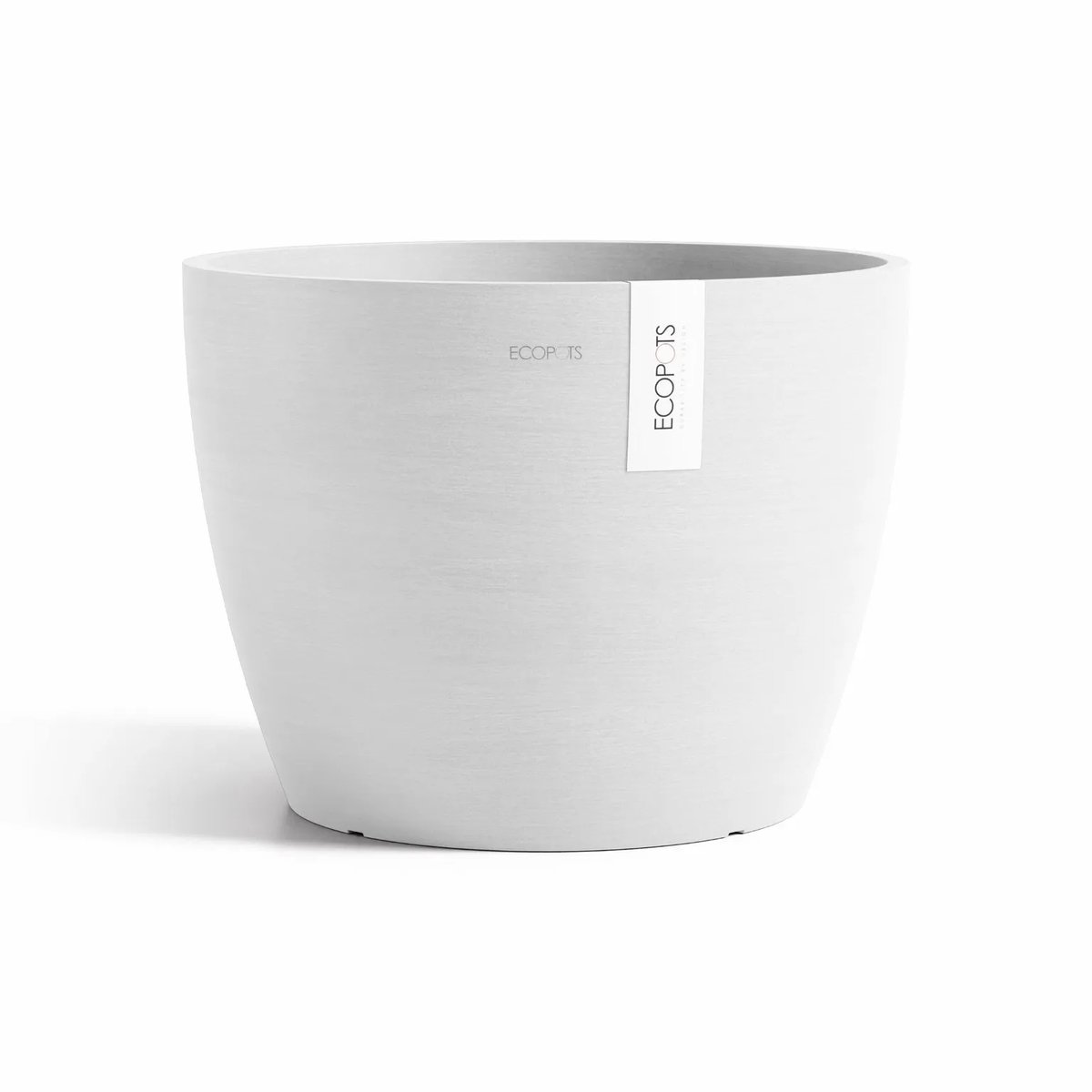 Ecopots Flower pot stockholm 40cm pure white