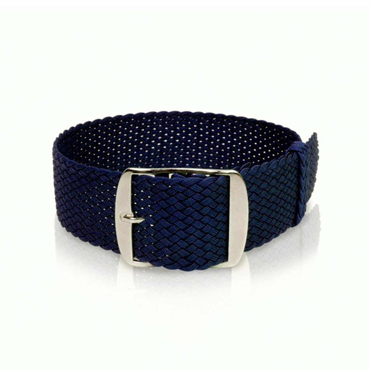 Perlon band nachtblauw, 20mm