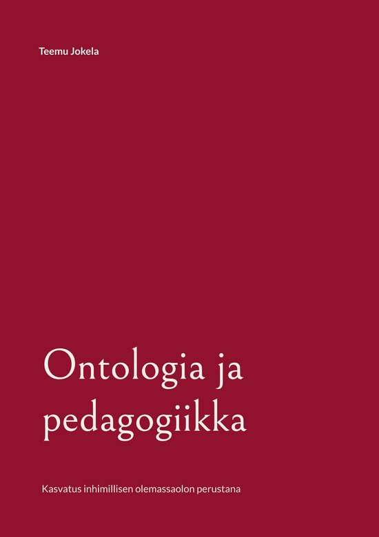 Ontologia ja pedagogiikka - cover