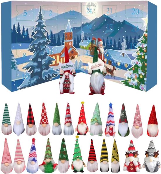 Bei uns zieht ein Wichtel ein - Adventskalender mit Wichteltür