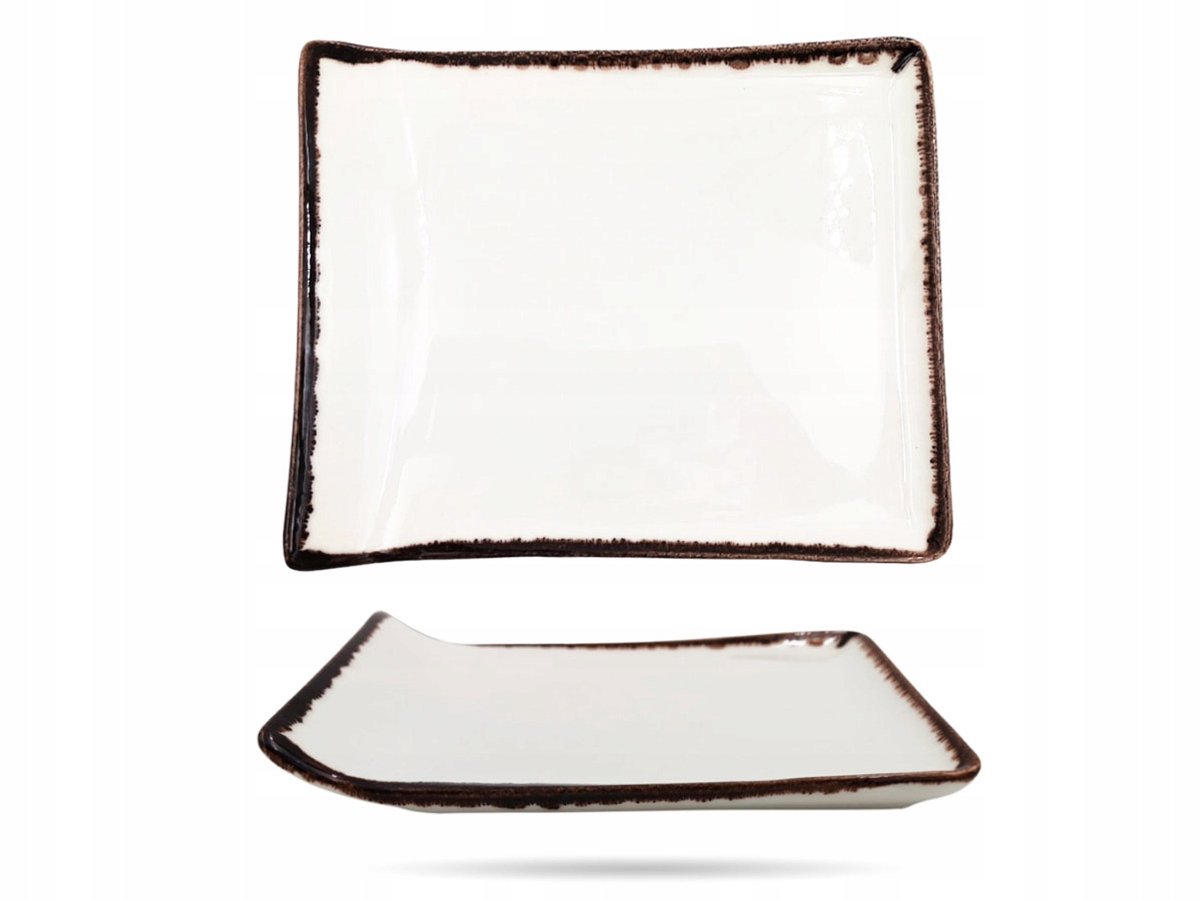 Fine Dine Vanilla Serveerbord 21,5x17,5 cm - Crème Porselein