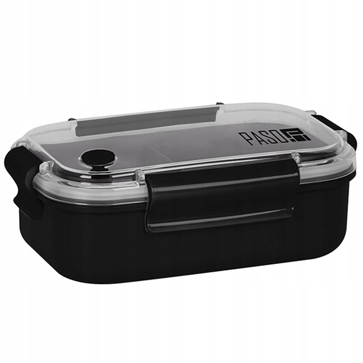 Lunchbox met Vakjes - Zwart - BPA-vrij Plastic