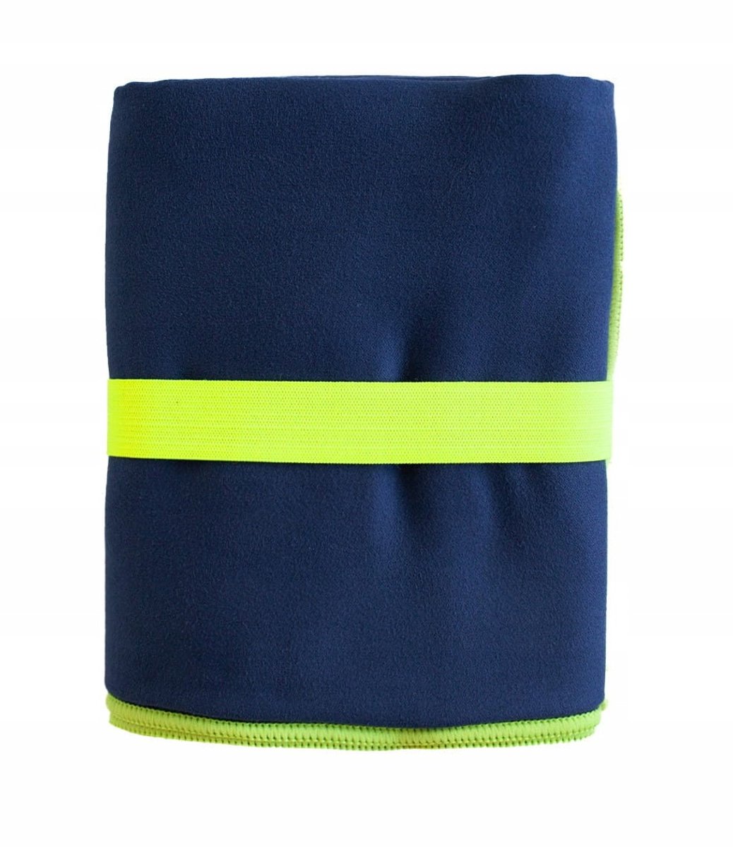 Microvezel Handdoek Sneldrogend Fitness 80x130 Donkerblauw